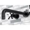 Kingston Brass KS8020NX Two-Handle Wall Mount Tub Faucet, Matte Black KS8020NX - alternate 3